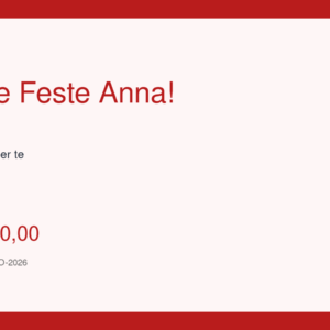 Gift Card — 50€ (prezzo fisso)