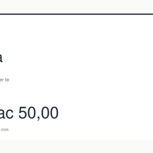 Gift Card — Importi classici